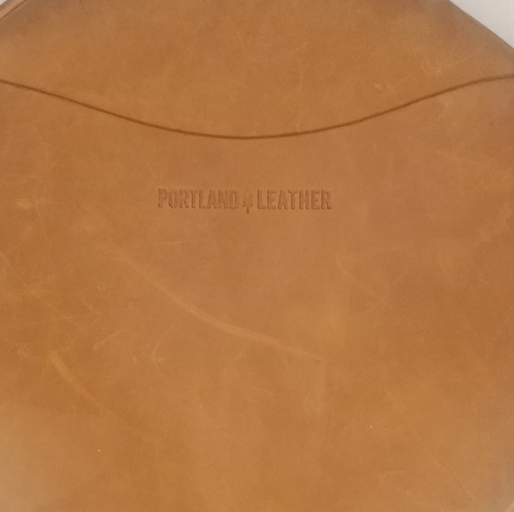 Portland Leather Company Almost Perfect Circle Suede Leather Crossbody Dakota 9” - Picture 6 of 12